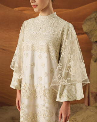 Damira Lace Dress Embroidery