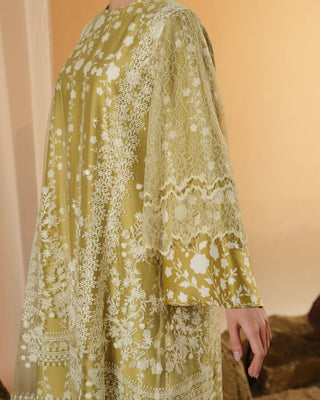 Lakshmi Lace Dress Embroidery
