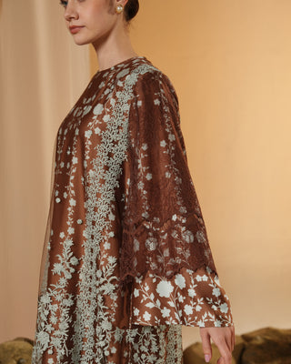 Lakshmi Lace Dress Embroidery