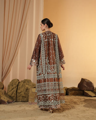 Lakshmi Lace Dress Embroidery