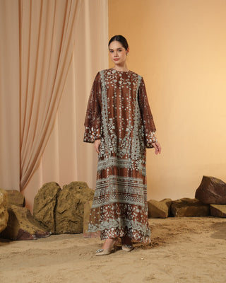 Lakshmi Lace Dress Embroidery